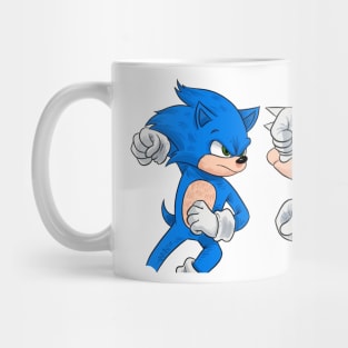 sonic vs knuckles Mug